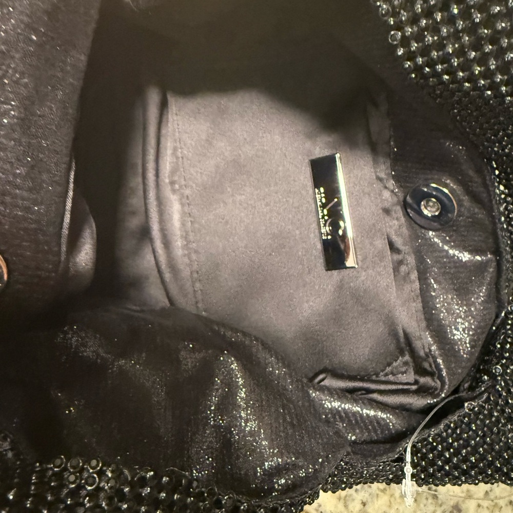 NWOT INC International Concepts Black Beaded Mini Evening Bag - Picture 5 of 5